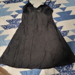 Elegant Black Women's Slip Dress